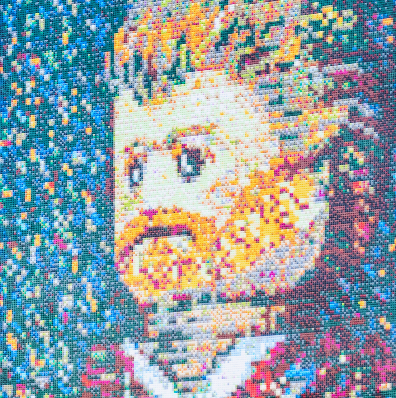 Earning attention with LEGO art